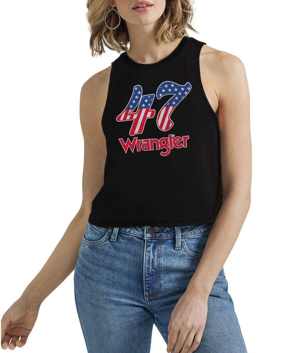 Women's Retro Knit Festival Tank by Wrangler from Skip’s Western Outfitters | WRA-112347631-XS-