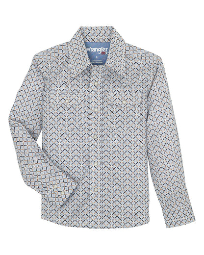 Boys' 20X Advanced Comfort Long Sleeve Shirt by Wrangler from Skip’s Western Outfitters | WRA-112359541-XXS