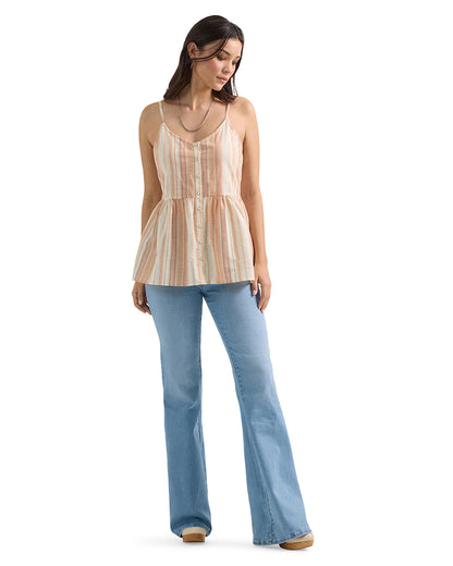 Women's Punchy Peplum Tank Top