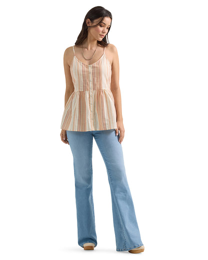 Women's Punchy Peplum Tank Top