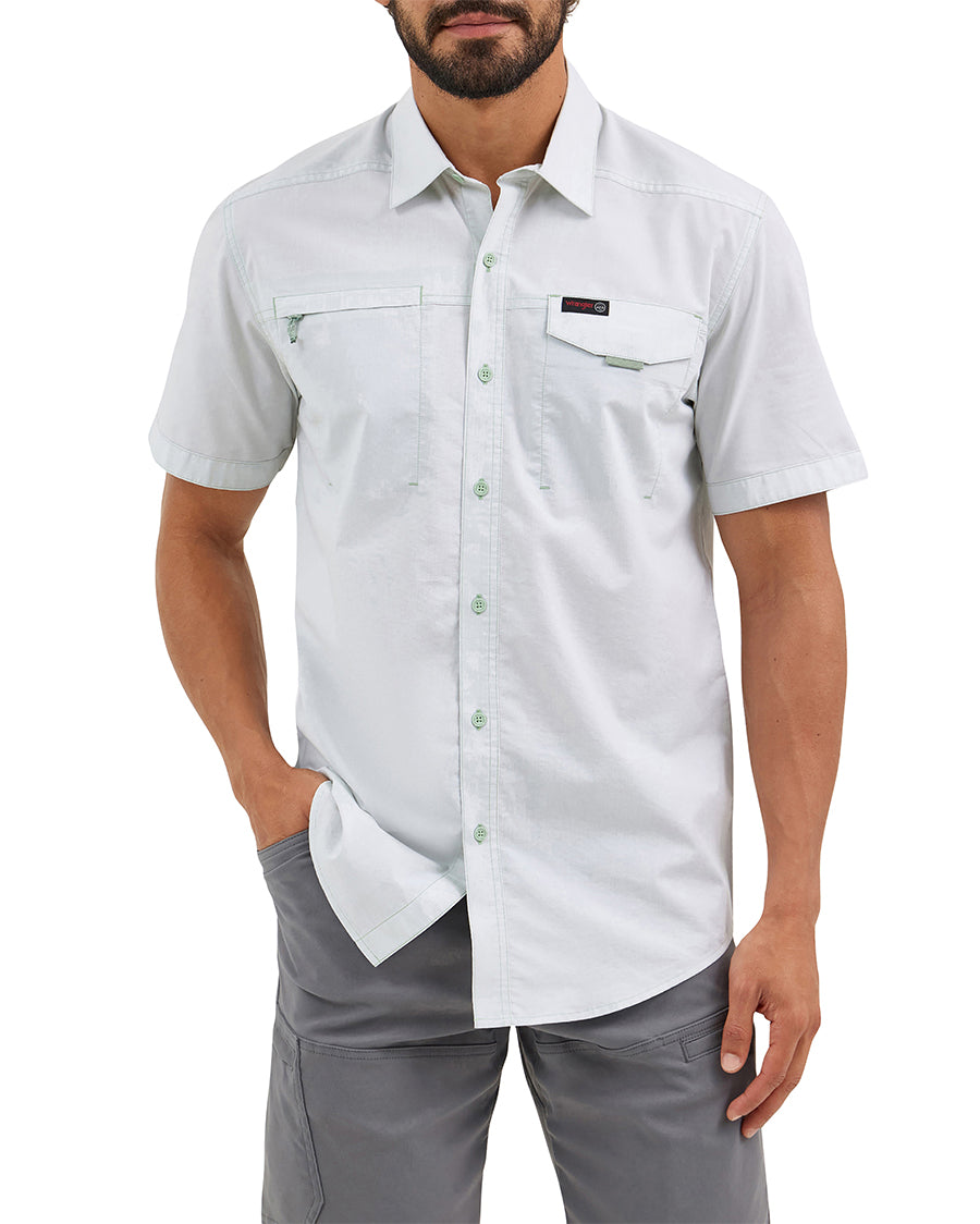 Men's ATG -X-Wrangler Short Sleeve Cedar Zip Pocket Shirt