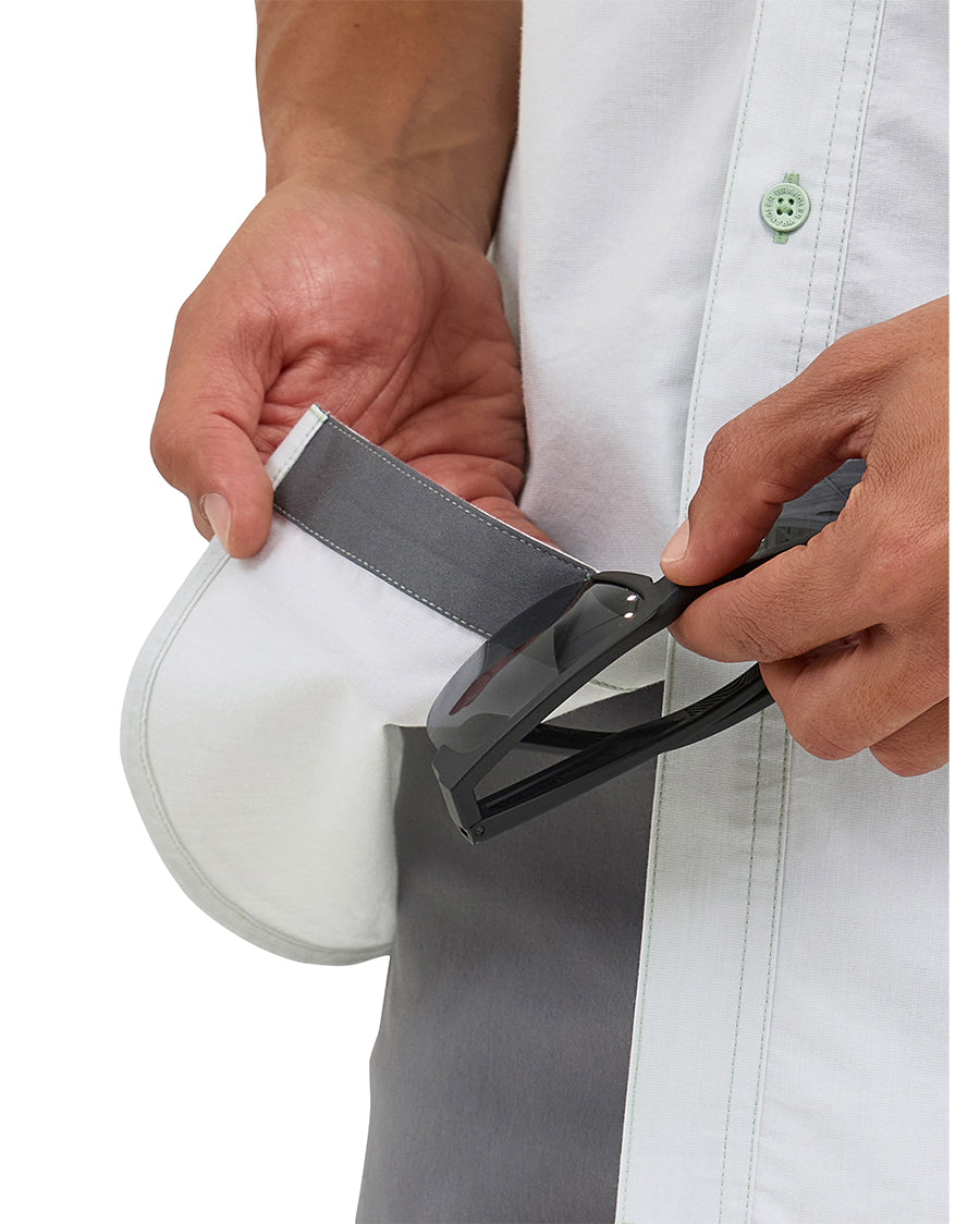 Men's ATG -X-Wrangler Short Sleeve Cedar Zip Pocket Shirt