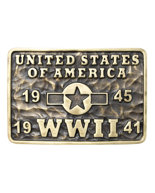 World War II Belt Buckle by AndWest from Skip’s Western Outfitters | AWE-655-06-O/S-Reg