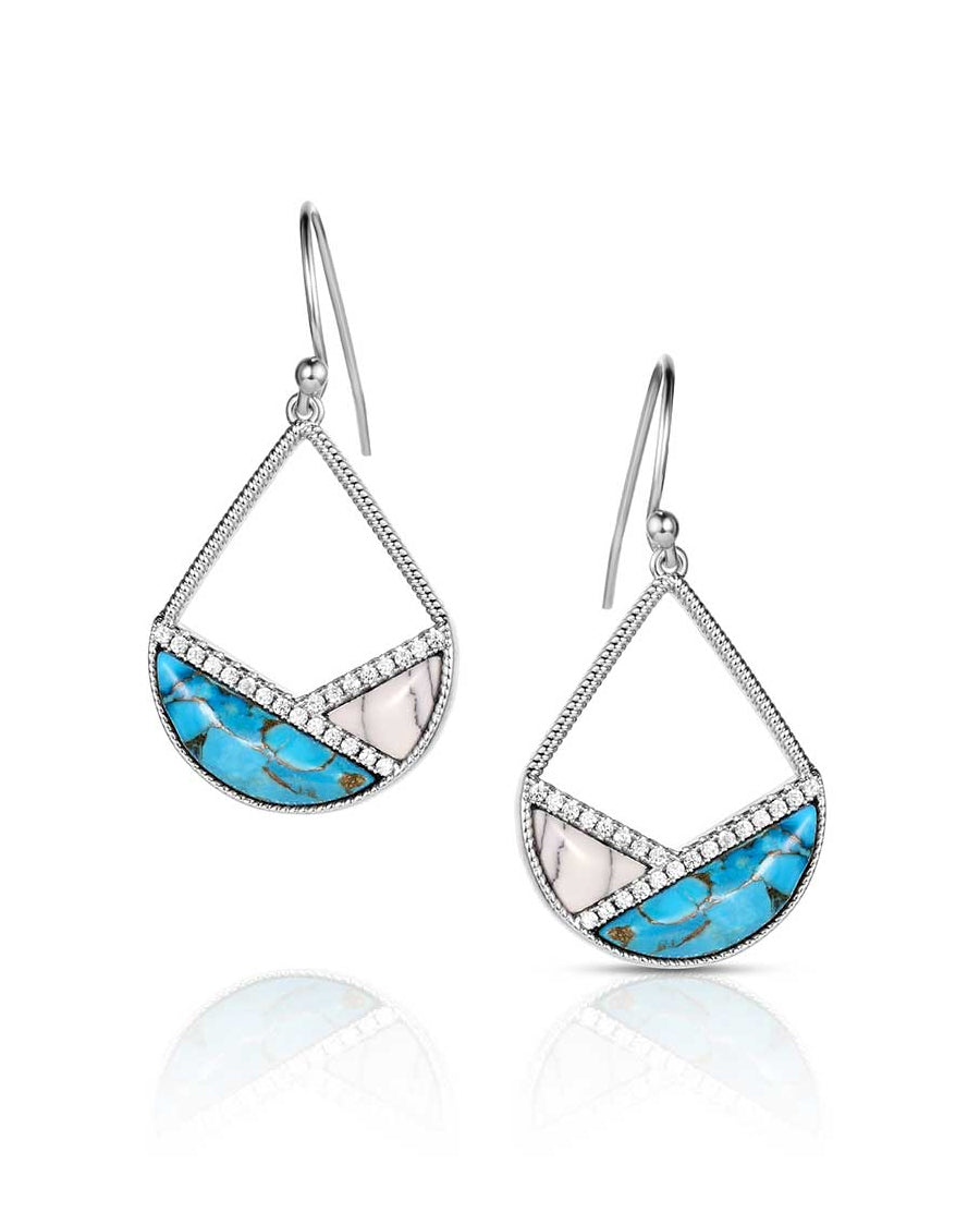Women's Canyon Drop Earrings by Montana Silversmiths from Skip’s Western Outfitters | MON-ER6314-O/S