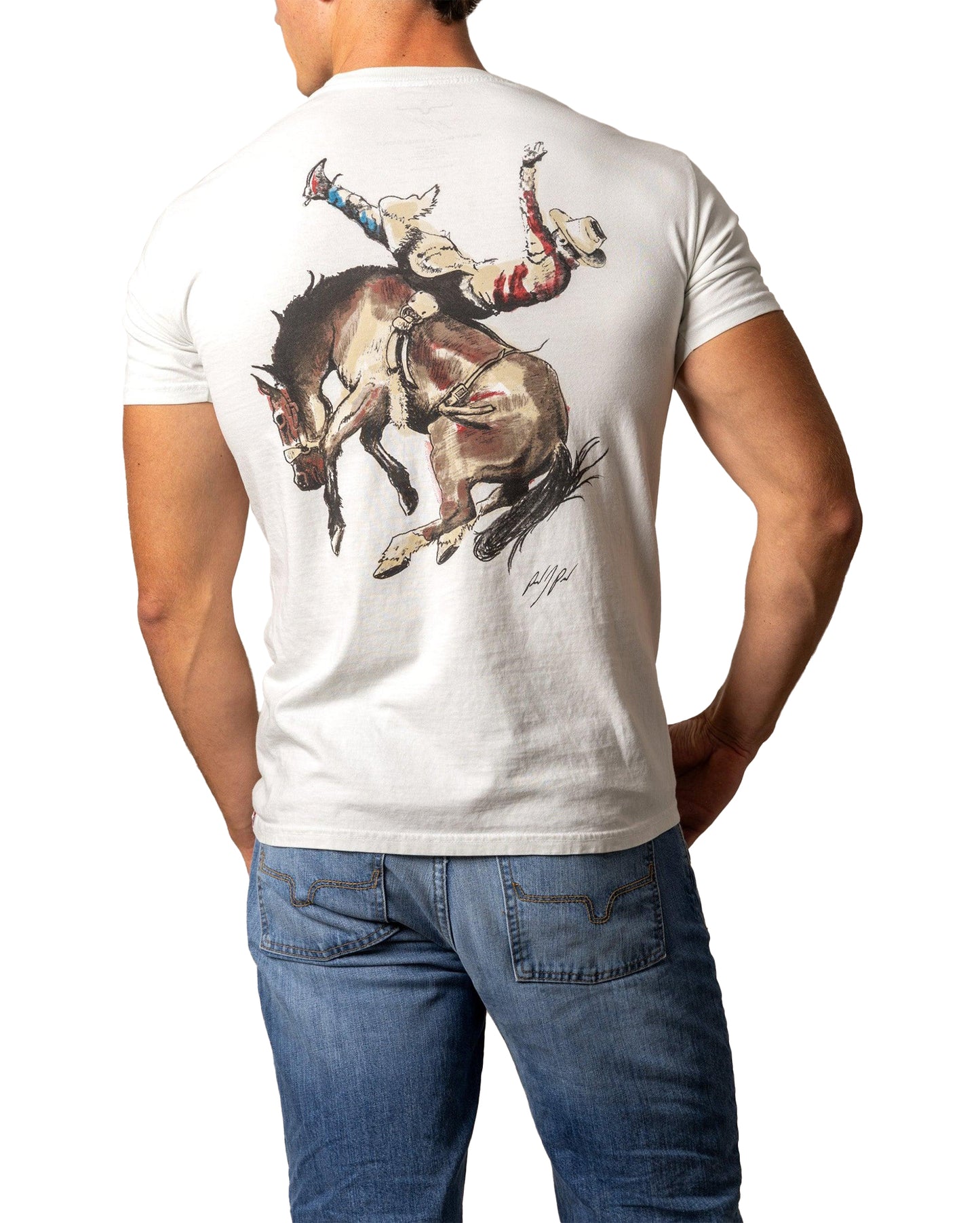 Kimes Ranch Men's Winning Ride Rp T-Shirt in Off White at Skip's Western Outfitters