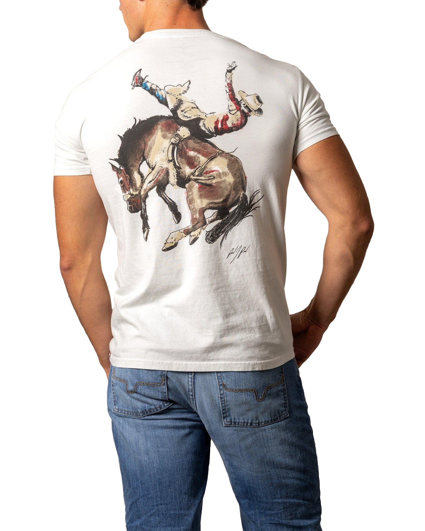 Kimes Ranch Men's Winning Ride Rp T-Shirt in Off White at Skip's Western Outfitters