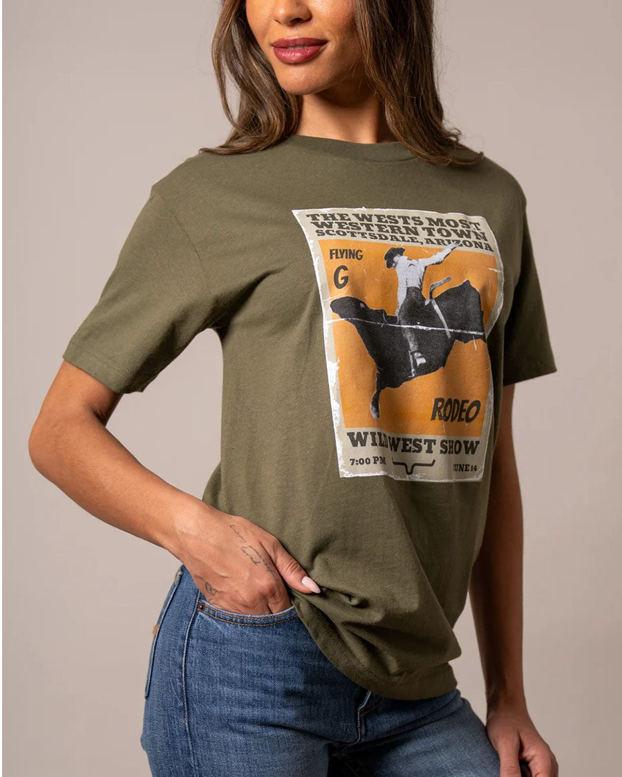 Women's Greg 1950 T-Shirt - Wsh0000072-Military-Green