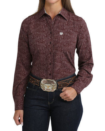 Women's Long Sleeve Arenaflex Performance Western Shirt - Msw9164281