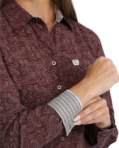 Women's Long Sleeve Arenaflex Performance Western Shirt - Msw9164281