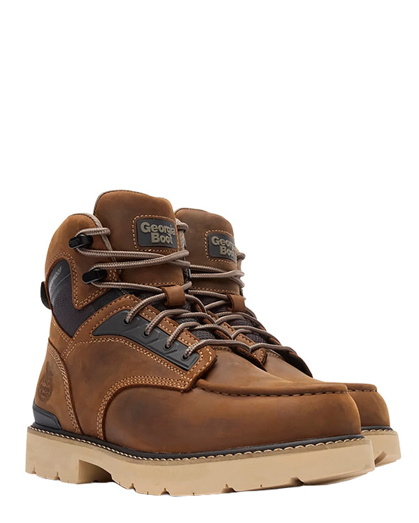 Men's Carbon Flex 6" Moc-Toe Soft Toe Work Boot - Gb00754