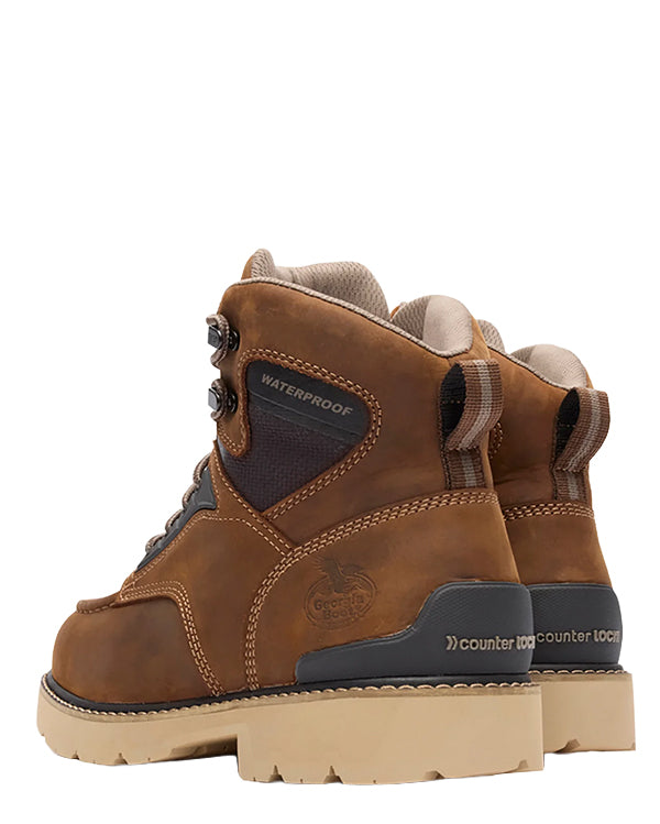 Men's Carbon Flex 6" Moc-Toe Soft Toe Work Boot - Gb00754