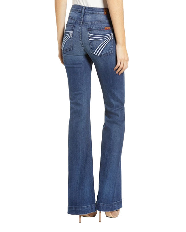 Women's Dojo Slim Illusion Flare Jeans - 7U115Y44-Xos