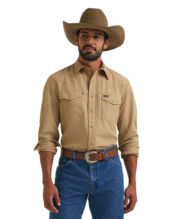 Men's ATG Relaxed Fir Long Sleeve Performance Snap Western Shirt - 112382486