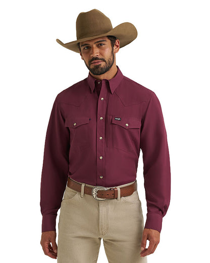 Men's ATG Relaxed Fit Long Sleeve Performance Snap Western Shirt - 112382485