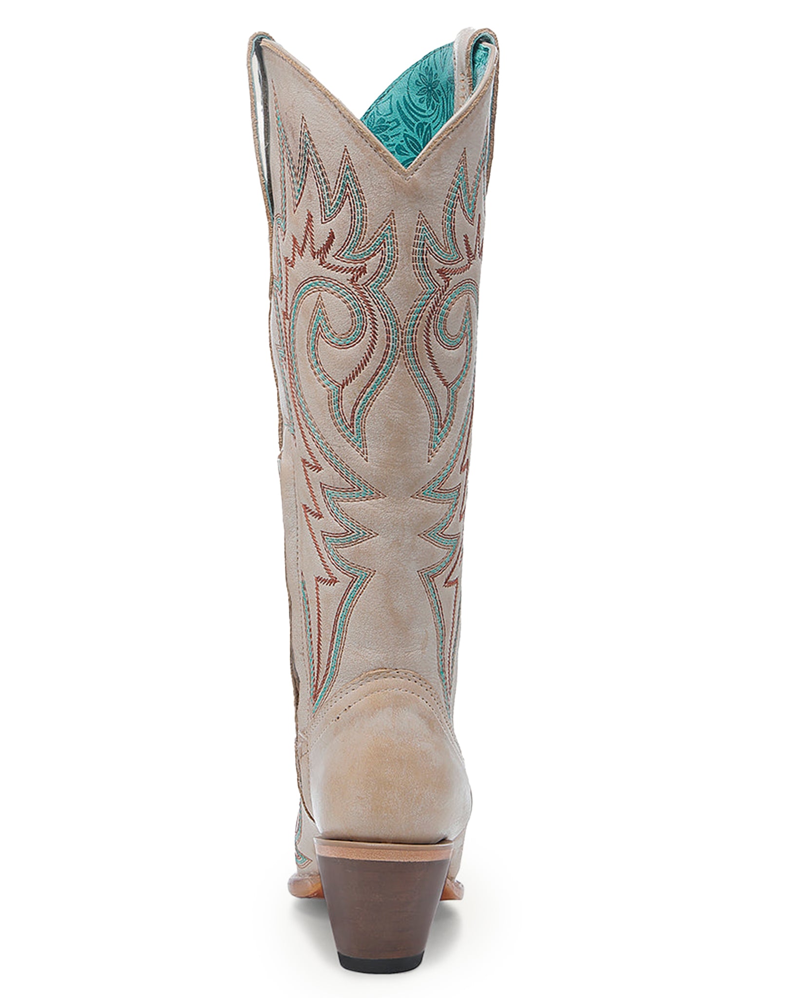 Corral Z5371 Women's Handcrafted Snip Toe Cowgirl Boots in White at Skip's Western Outfitters