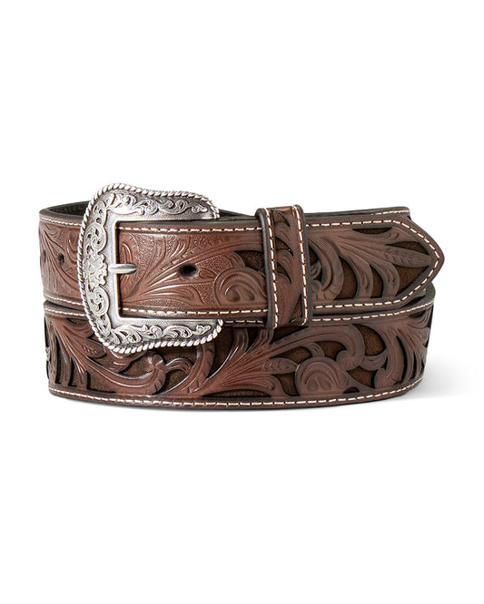 Floral Embossed Belt by MFW from Skip’s Western Outfitters | MFW-A1565002-L