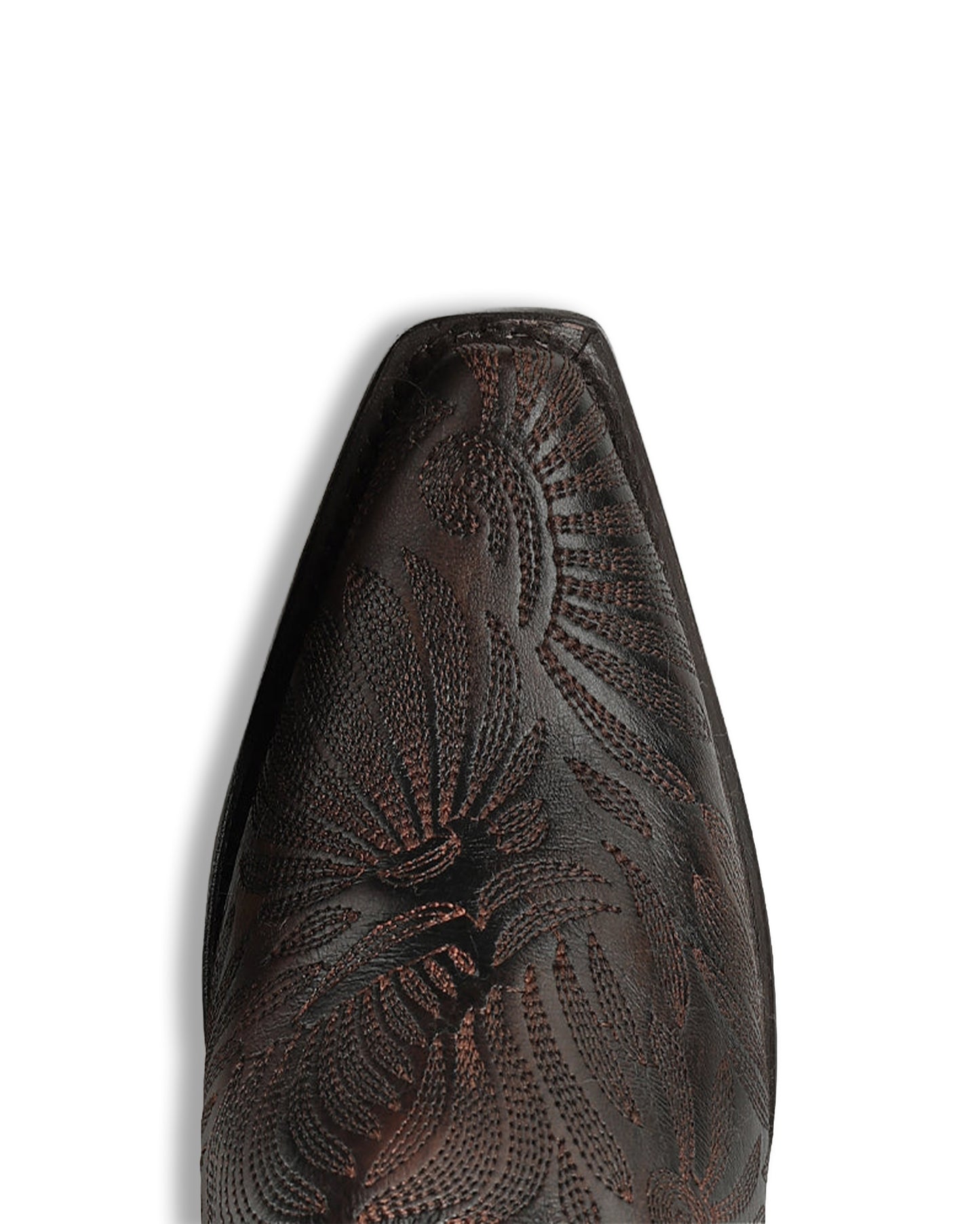 Women's Distressed Petal Embroidered Western Boots - A5084