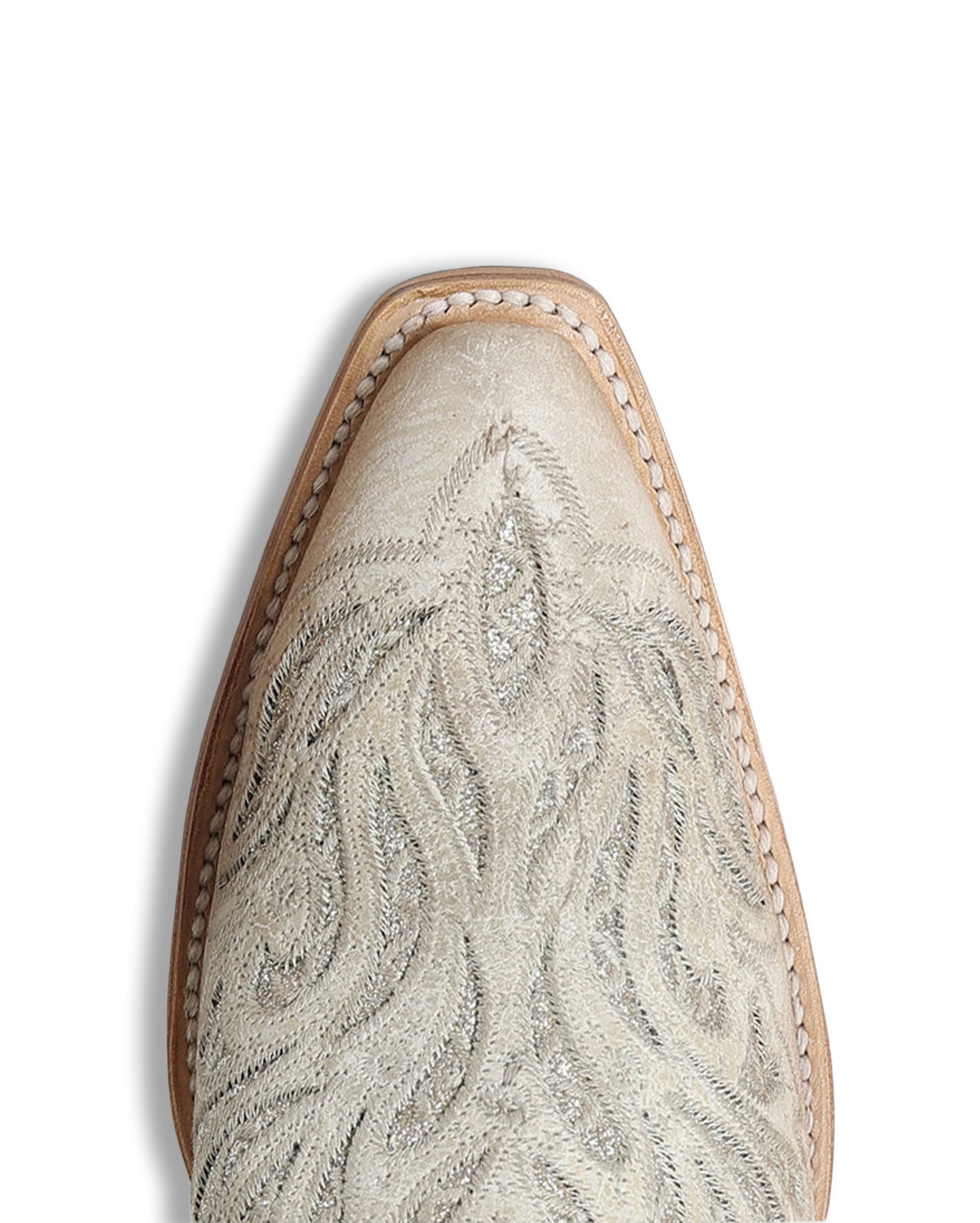 Women's Glitter Inlay Embroidered Western Boots - A5096