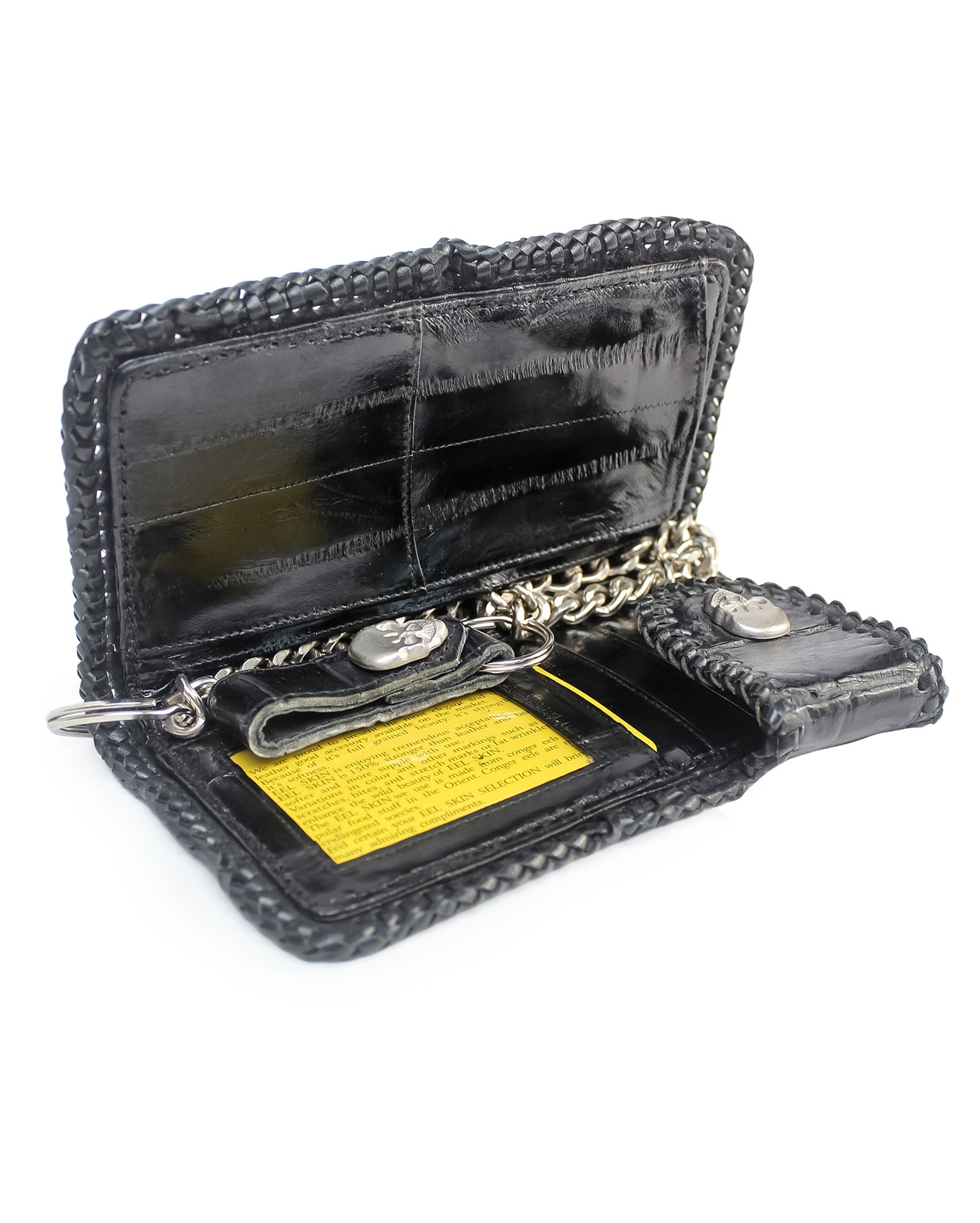 Alligator Rodeo Wallet with Chain - Black