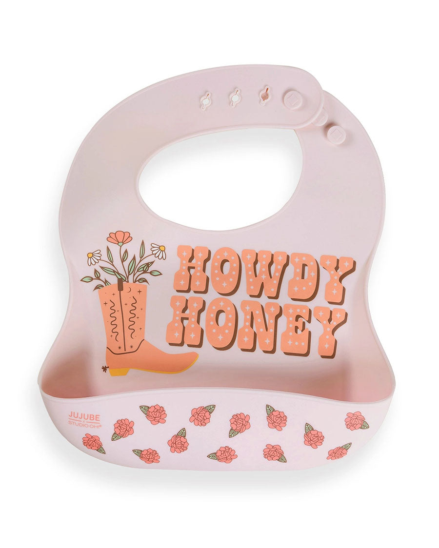 Bloomin' Boot Silicone Bib - Jf32035Bbt