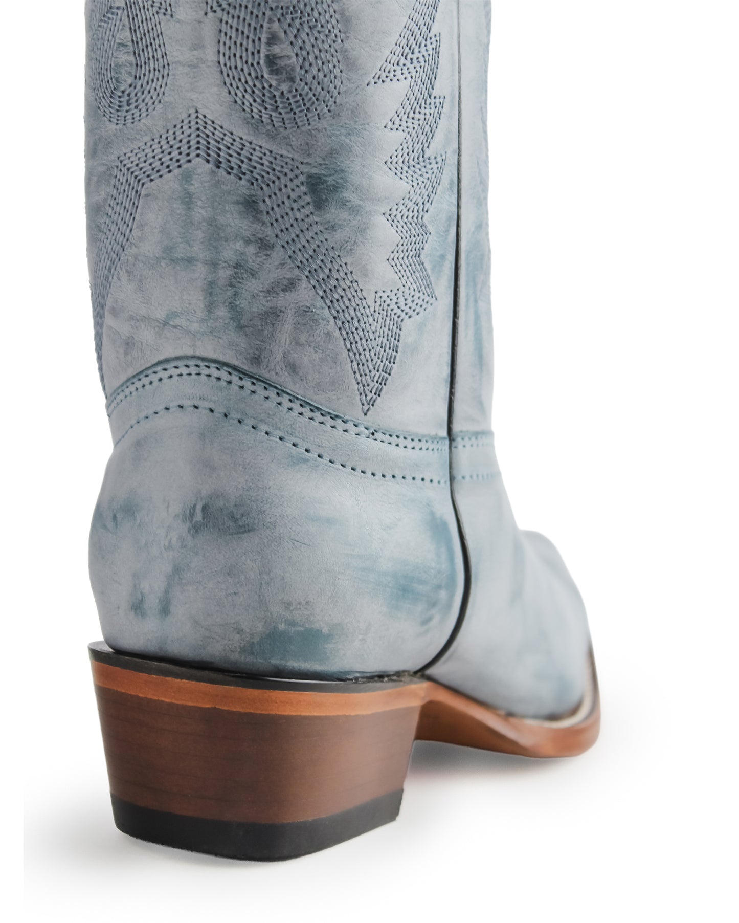 Women's Snip Toe Vintage Leather Western Boots - 34M3614