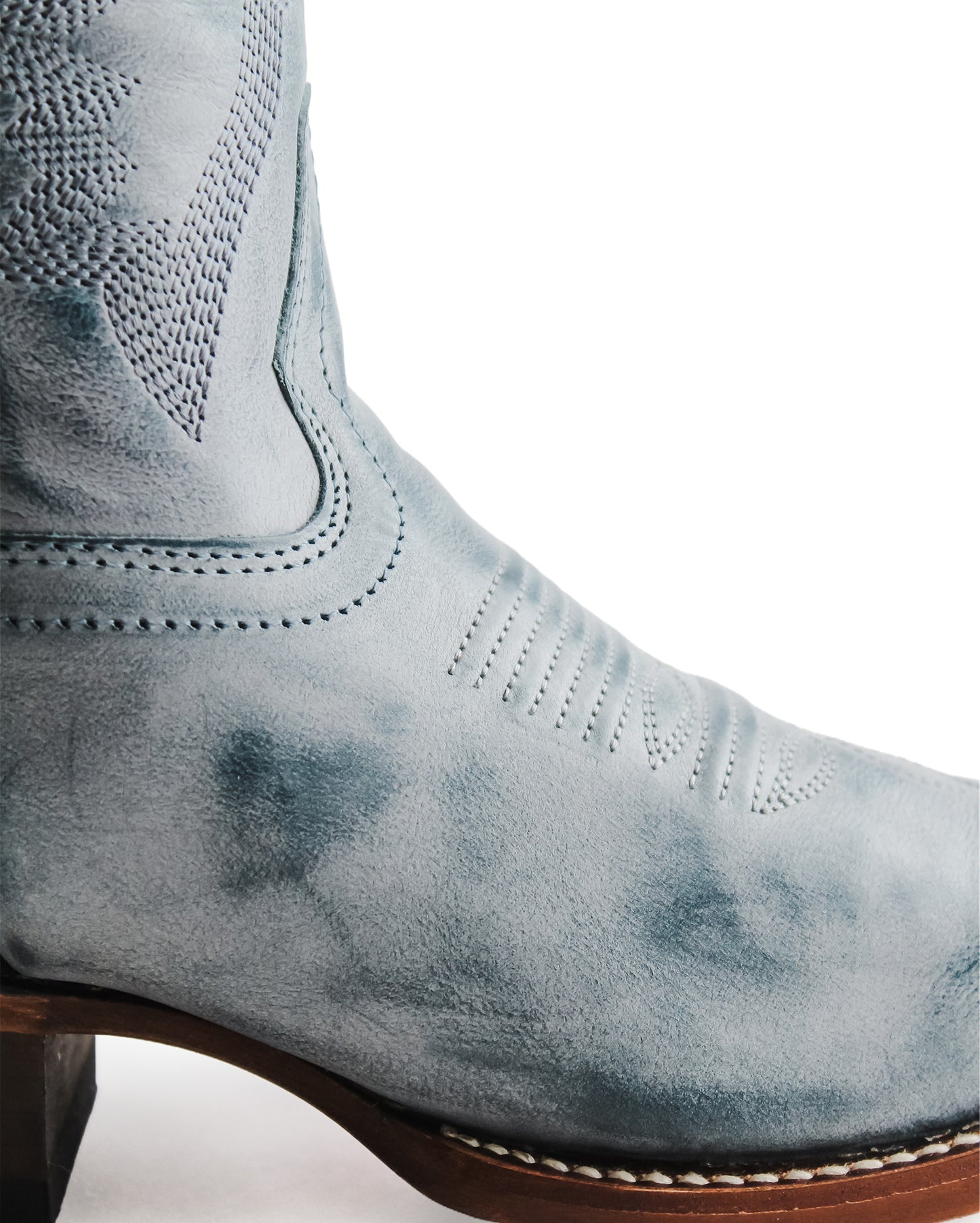 Women's Snip Toe Vintage Leather Western Boots - 34M3614