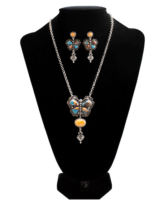 Ss.Set Butterflymltstonemc - D450027097 by MFW from Skip’s Western Outfitters | MFW-D450027097-OS