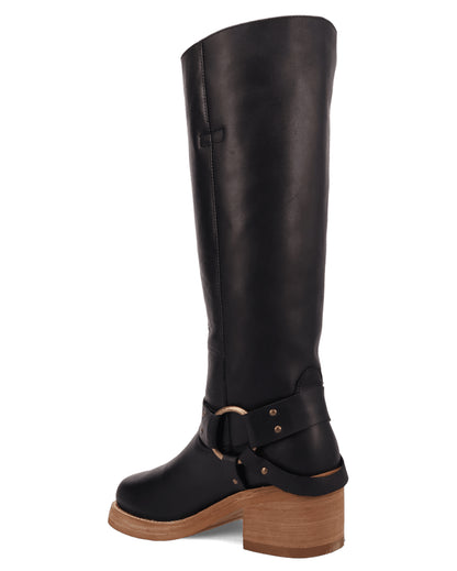 Dingo Women's Casbah Western Boots in Black with Round Toe at Skip's Western Outfitters | DI2292-Black