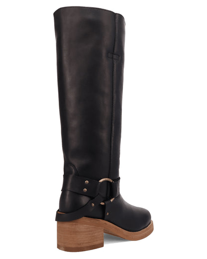Dingo Women's Casbah Western Boots in Black with Round Toe at Skip's Western Outfitters | DI2292-Black