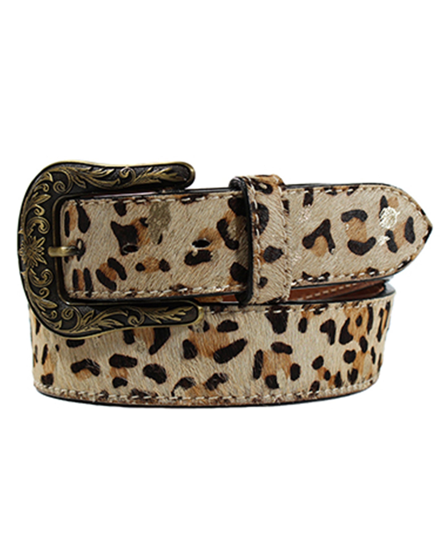 Cheetah Calf Hair Belt by Angel Ranch from Skip’s Western Outfitters | MFW-D140004102-L