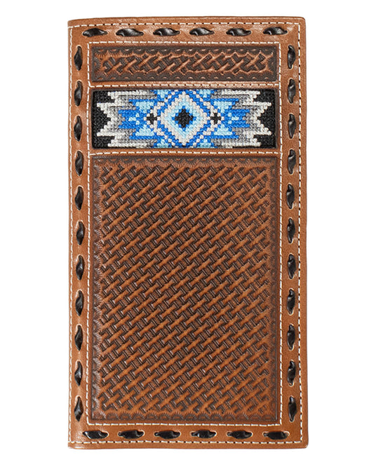 Basket Weave Rodeo Wallet - D250009502