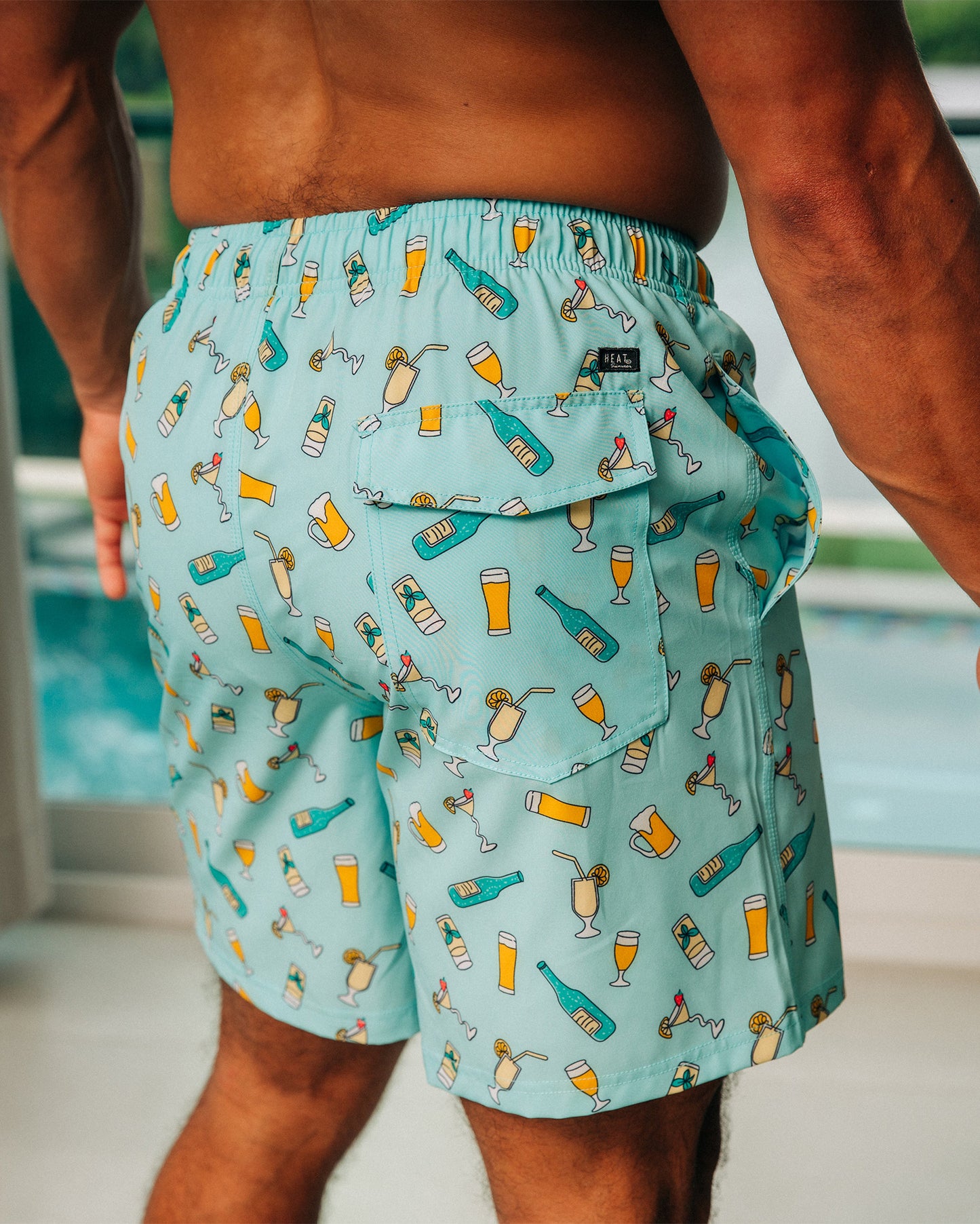 Men's Drinks Swim Shorts