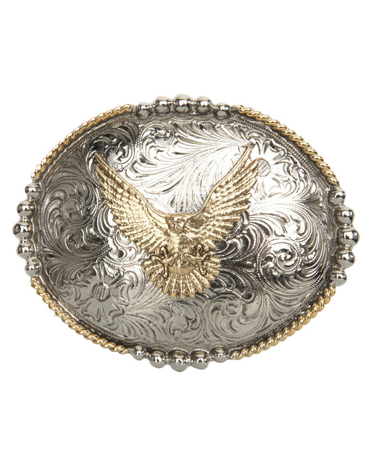 Oval Gold Eagle Belt Buckle by AndWest from Skip’s Western Outfitters | AWE-521-O/S-Reg