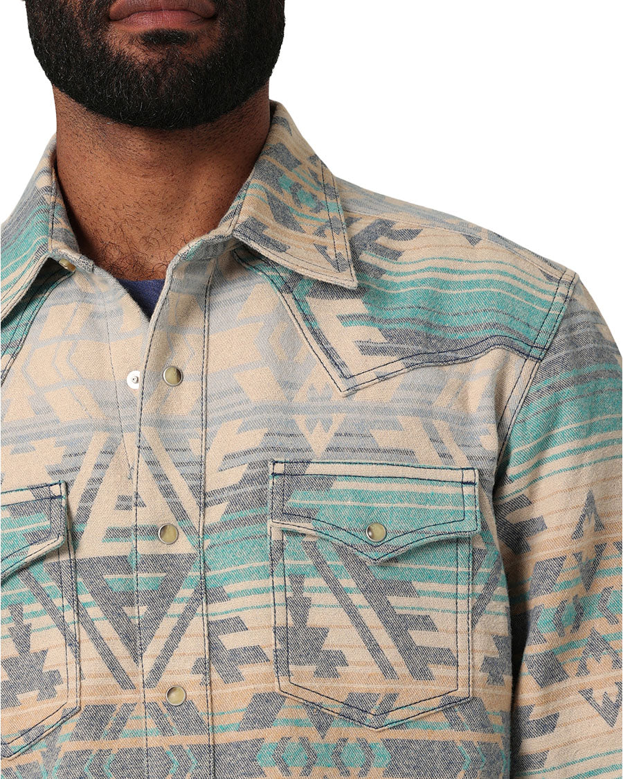 Men's Retro Premium Western Shirt - 112330767