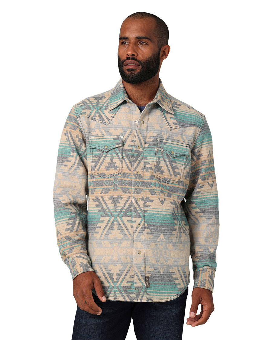 Men's Retro Premium Western Shirt - 112330767