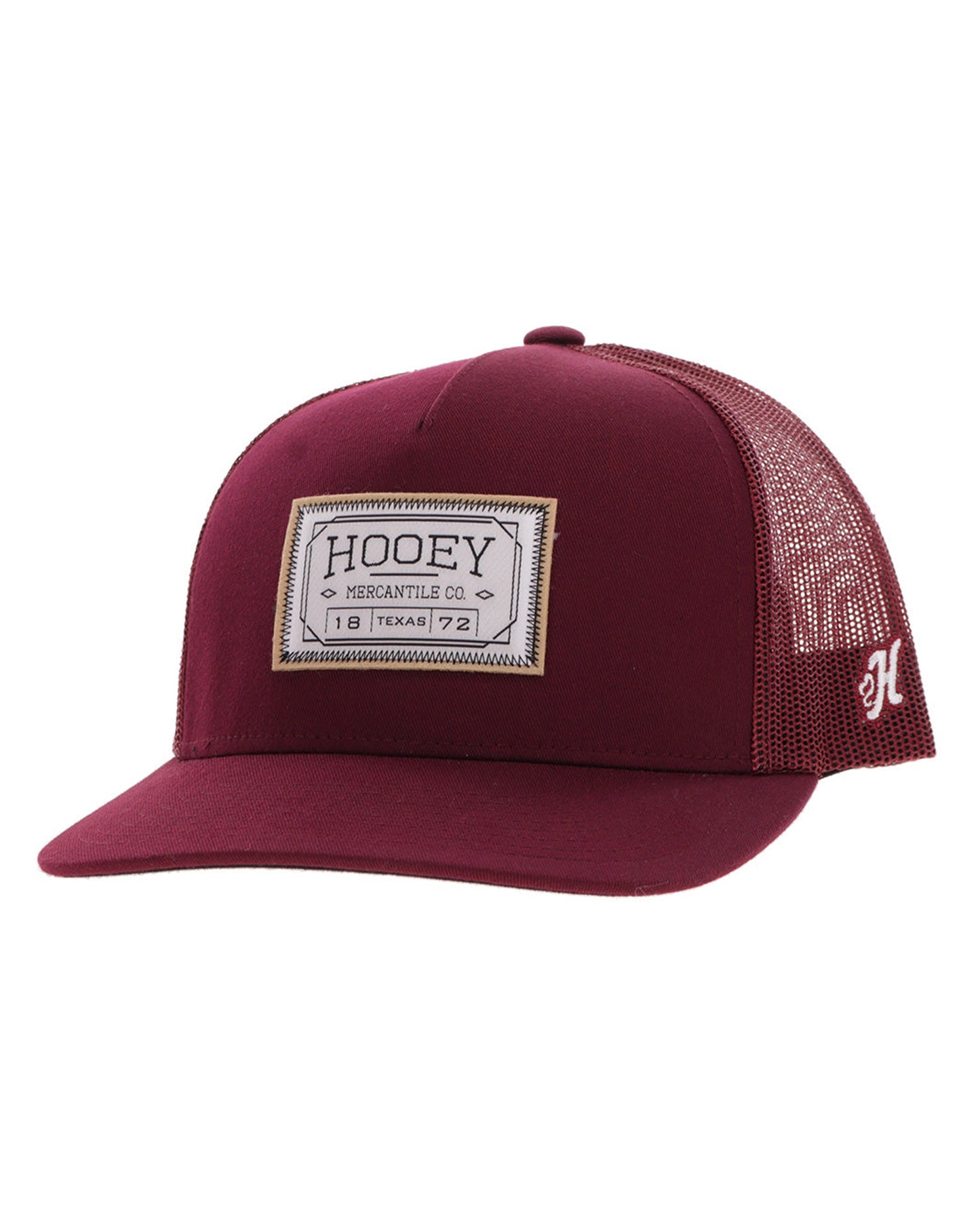 Doc 5-Panel Cap by Hooey from Skip’s Western Outfitters | HOO-2502T-MA-O/S-MAROON
