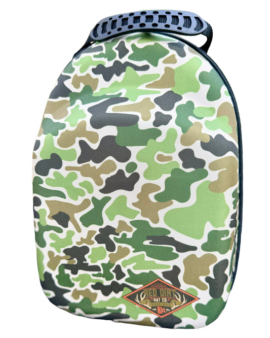 Camo With Logo Cap Carrier With Sunglass Case - 2610329185 by Red Dirt Hat Company Accessories from Skip’s Western Outfitters | TRD-2610329185-O/S