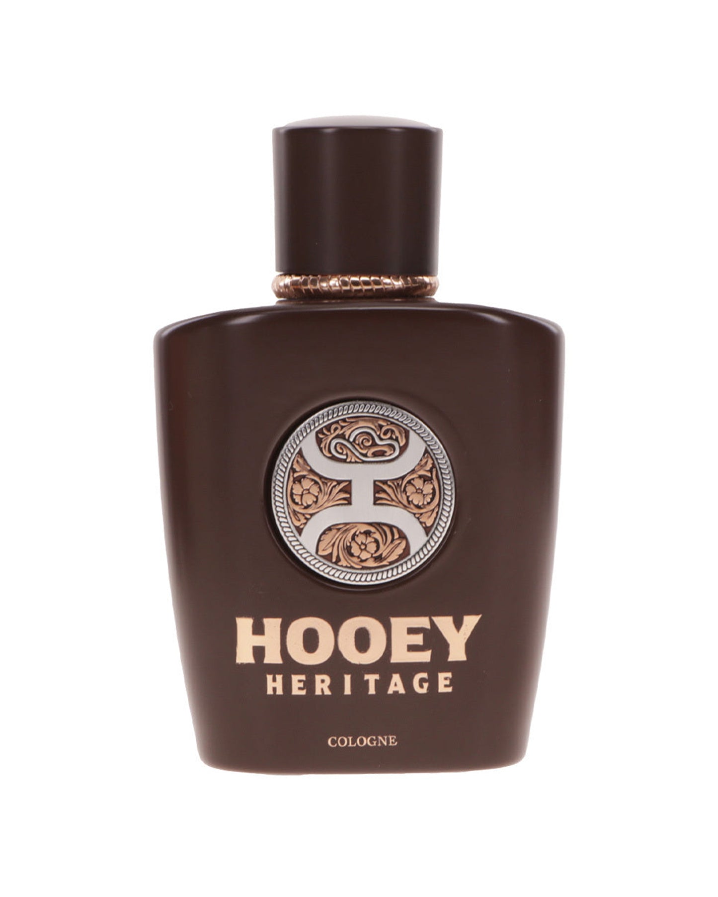 Cologne, Hooey Heritage Brown 3.4 Fl Oz With Leather Pattern And Copper Logo - Hooey Heritage Cologne-25