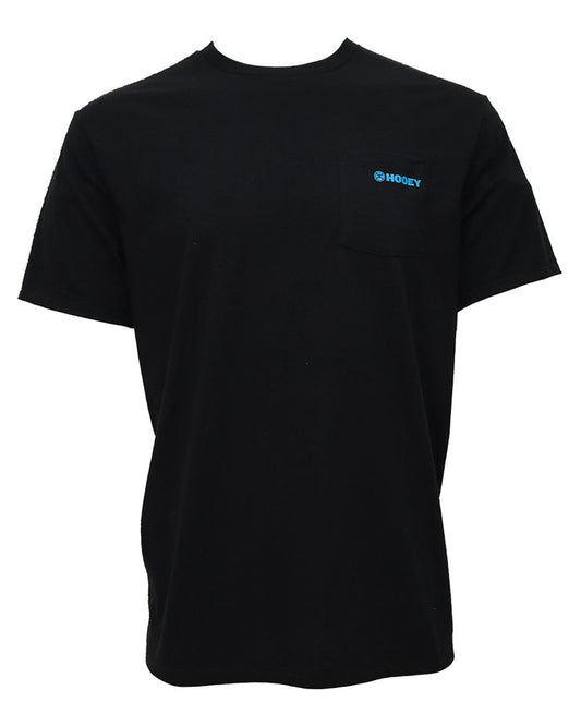 Men's Quanah Crew Neck T-Shirt by Hooey from Skip’s Western Outfitters | HOO-HT1770BK-S-BLACK
