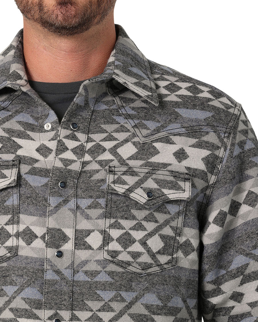 Men's Retro Premium Western Shirt - 112330766