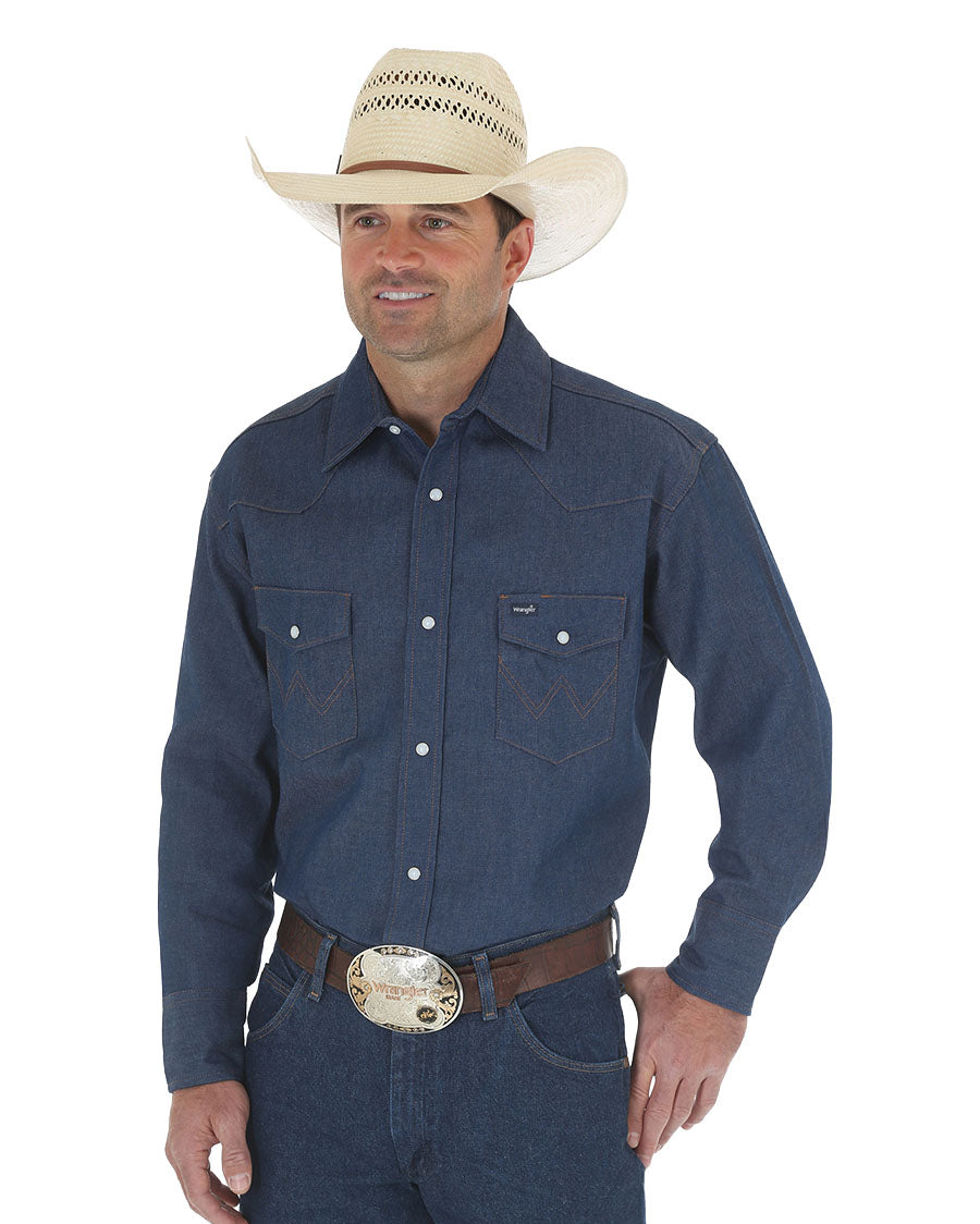 Men's Authentic Cowboy Cut Work Western Shirt - 70127BT