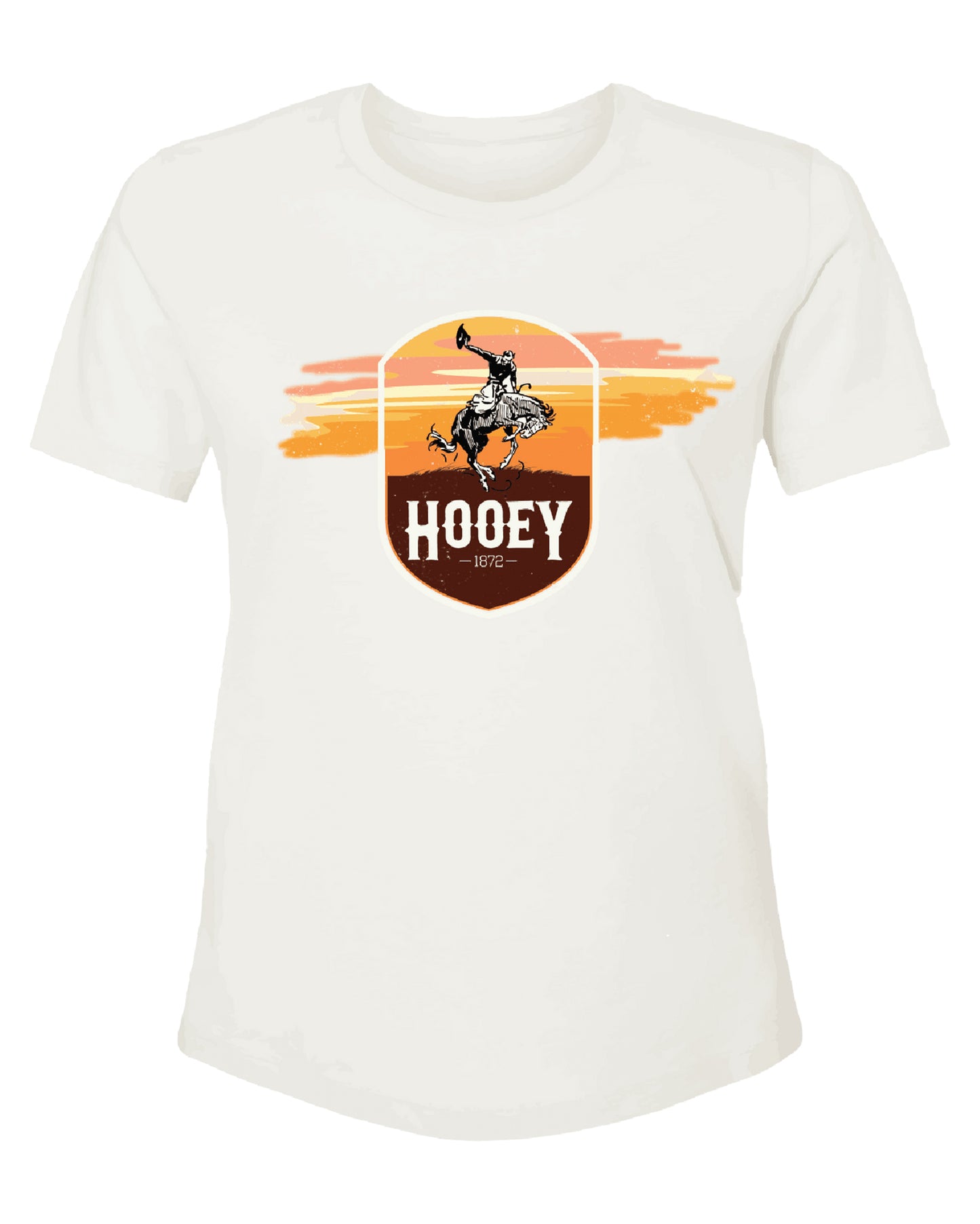Women's Cheyenne Sunset T-Shirt by Hooey from Skip’s Western Outfitters | HOO-HT1643CR-L