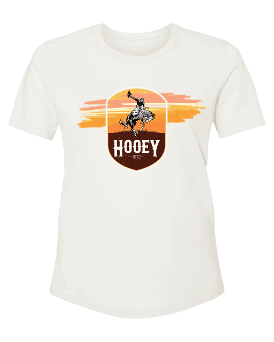Women's Cheyenne Sunset T-Shirt by Hooey from Skip’s Western Outfitters | HOO-HT1643CR-L