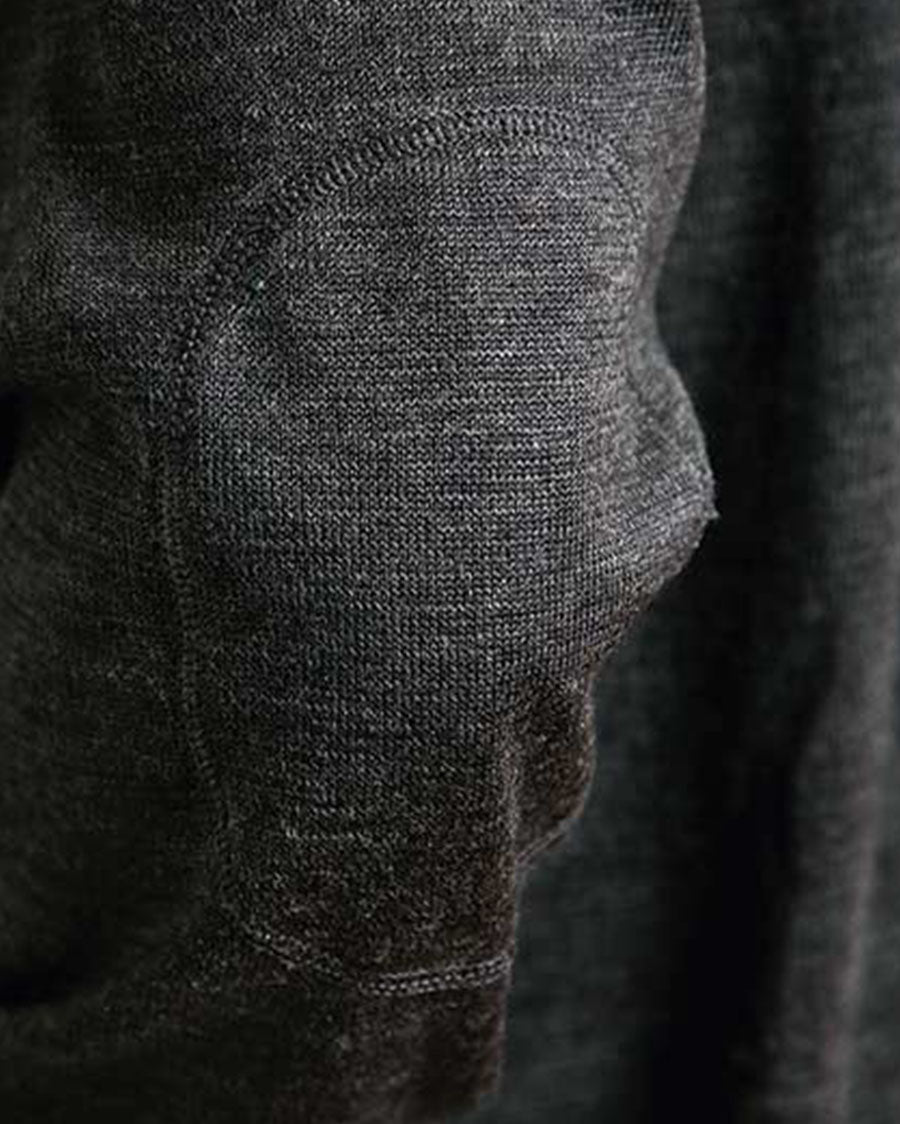 Wool Blend Heathered Sweater - 11-014-0120-6065 GY