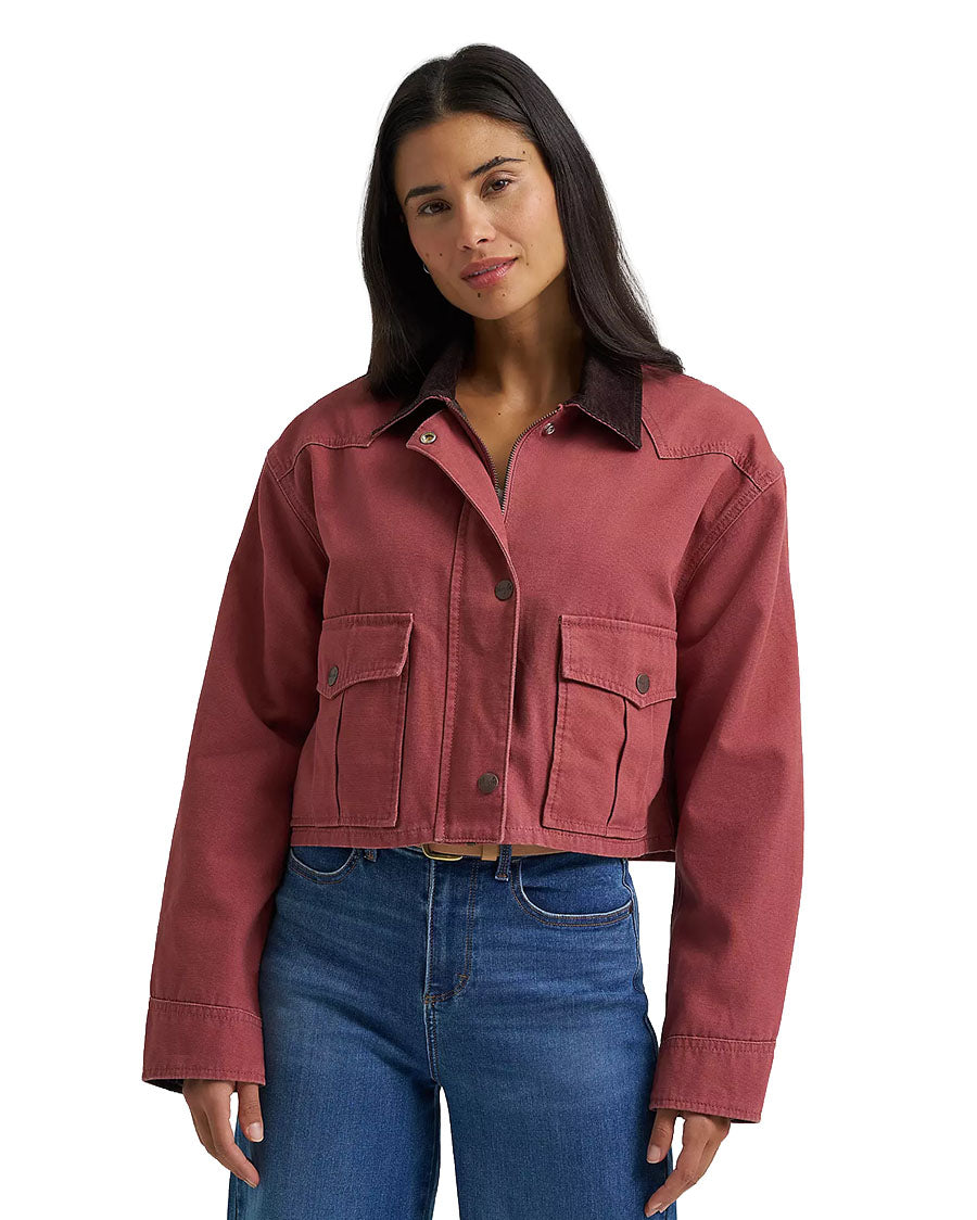 Women's Retro Utility Jacket - 112382790
