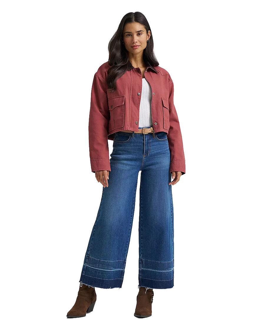 Women's Retro Utility Jacket - 112382790
