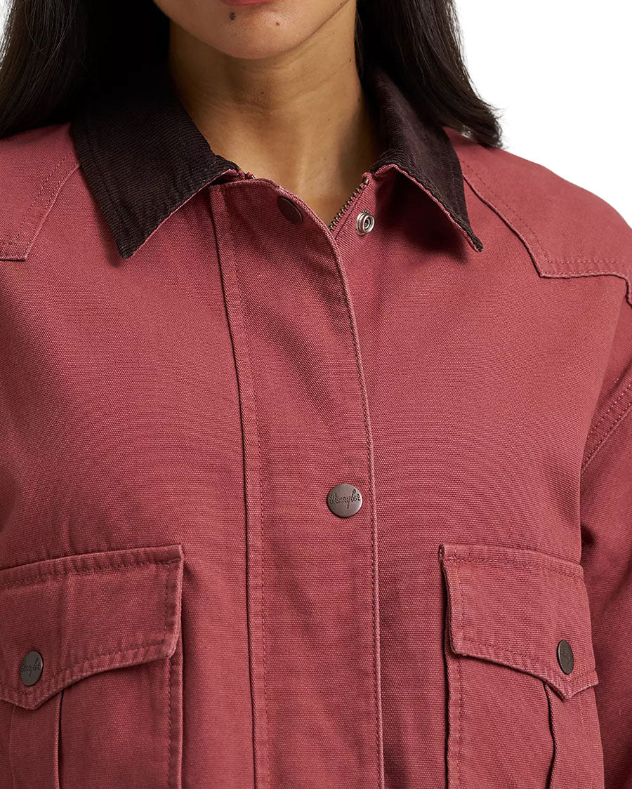Women's Retro Utility Jacket - 112382790