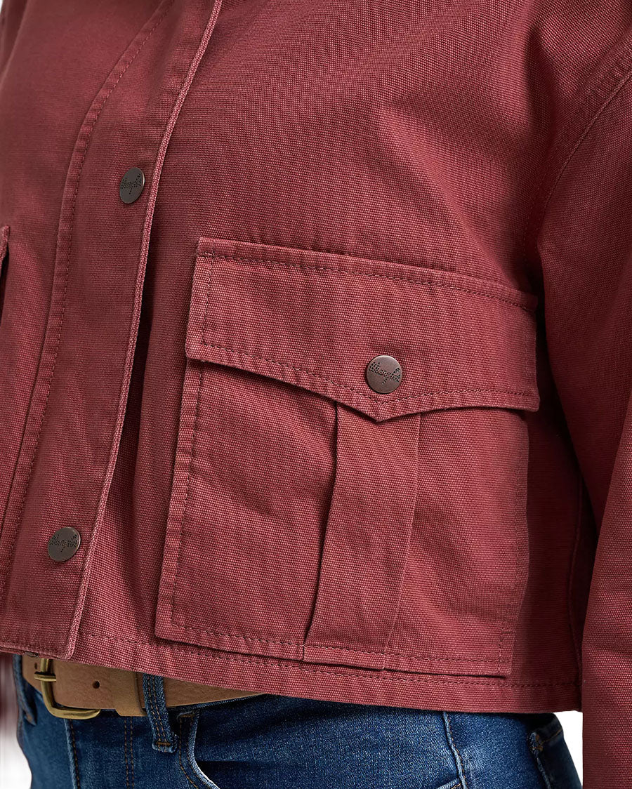Women's Retro Utility Jacket - 112382790