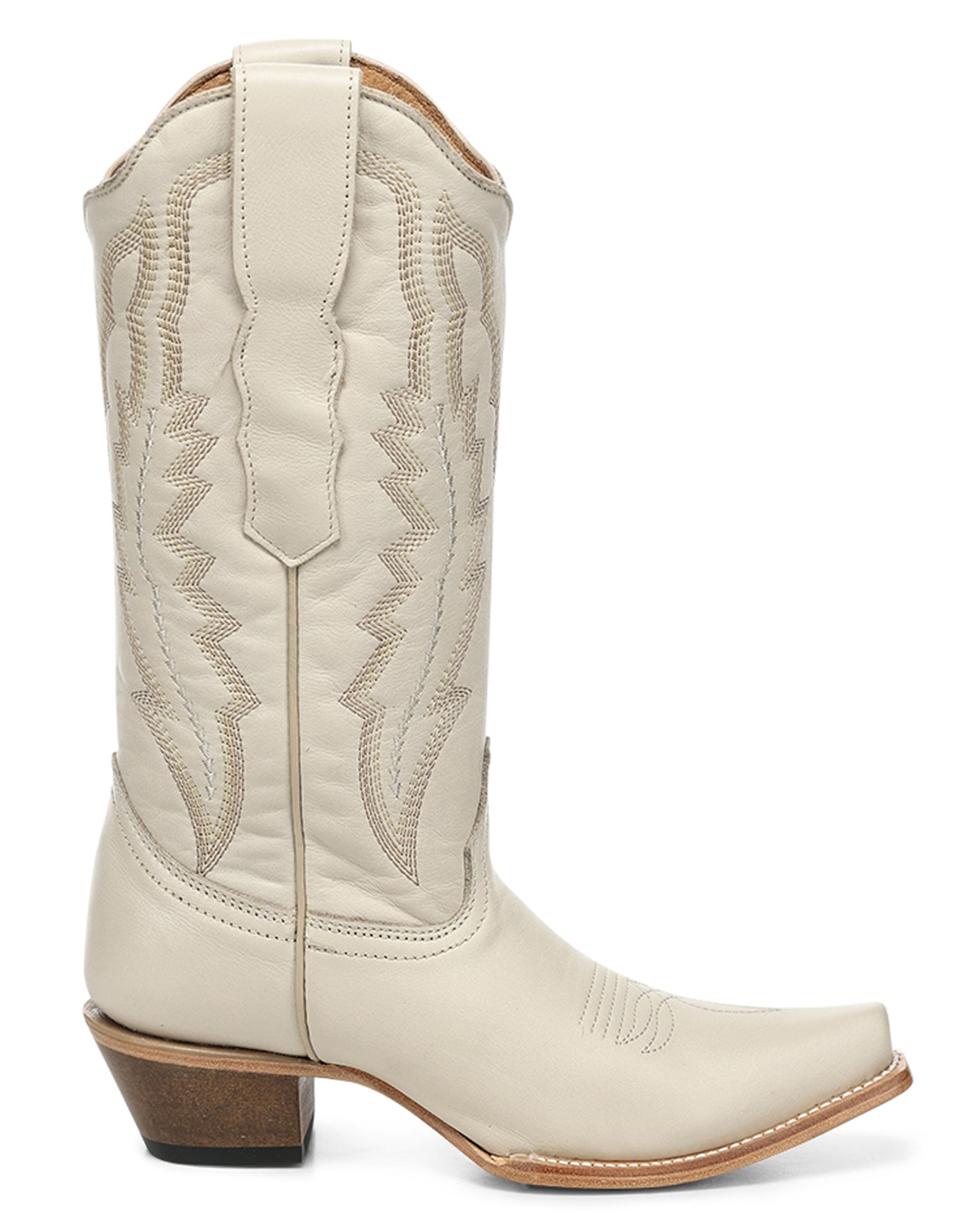Circle G Women's Bone Embroidery Triad Western Boots - L6338