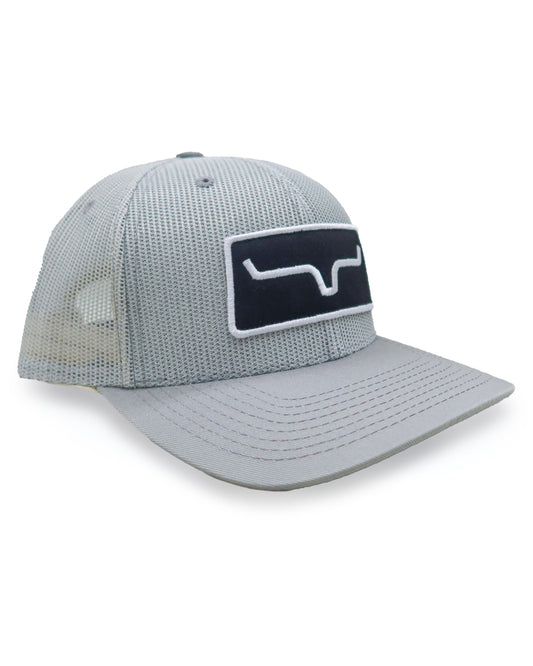 Kimes Ranch All Mesh Trucker Cap in Silver at Skip's Western Outfitters